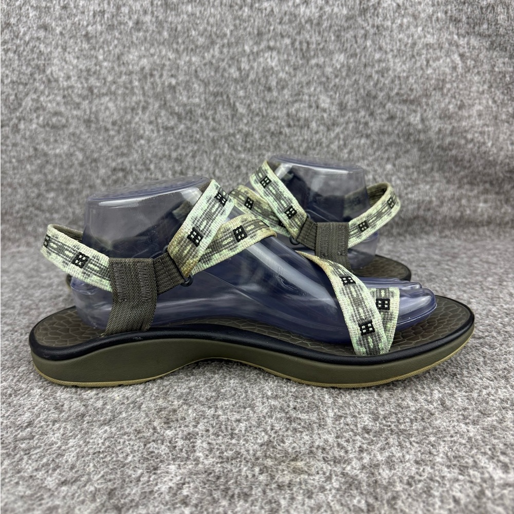 Women's 9 Chaco Z/2 Adjustable Strap Clasic Sandals Green Hiking Shoe W/Toe Loop - Picture 10 of 11